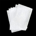 50 Sheets A4 Natural Fiber Mulberry Tree Mulberry Paper Sheets Art Tissue Washi Paper Design Craft Art Origami Suppliers Card Making DIY Crafts (White Color, A4)