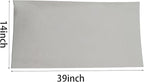 Labzhang Grey EVA Foam Cosplay, 1 Piece of 4mm Craft Foam,Cosplay Foam, 14" x 39" Ultra-high Density 80 kg/m3 EVA Foam Sheets (Grey-4mm)