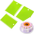 Lovelysp 6 pieces of plastic Clay Scraper, Carving soft clay engraving knife, Clay Scraper,Industrial clay scraper, Engraving tool, Pottery tool(Green)-1 set.