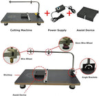 Tabletop Hot Wire Foam Cutter Hot Wire Cutter 22.8x15in Foam Sponge Cutting Machine for Styrofoam Sponge EPE Ribbon KT Board Adjustable Angle and Temperature 110V 24W