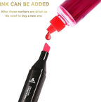 Alcohol Markers, 120 Colors Dual Tip Permanent Art Markers for Drawing,for Kids Adult Coloring, Alcohol, Based Ink Ideal for Book Painting and Card Making