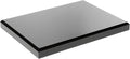 Plymor Black Acrylic Rectangular Beveled Display Base, 8" W x 6" D x 0.75" H, Pack of 3
