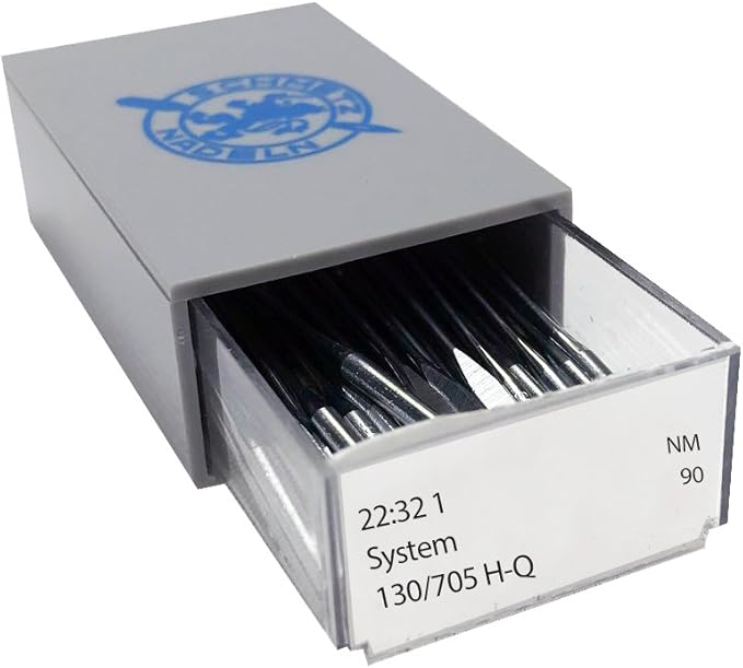SCHMETZ Chrome Quilting Household Sewing Machine Needles, Size 90/14, Bulk