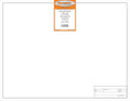 Clearprint 17" x 22" 1000H Design Vellum Sheets with Engineer Title Block, 16 lb., 100% Cotton, 100 Sheets Per Pack, 1 Each