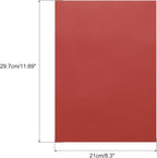 MECCANIXITY Colored Vellum Paper, 40 Sheet Red Transparency 11.7 x 8.2 Printable Vellum Paper, Translucent Vellum Sheets for Printing Wedding Invitations, Ink Jet Laser Printer