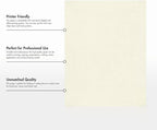 LUXPaper 8.5" x 11" Paper | Letter Size | Natural Linen | 80lb. Text | 1,000 Qty