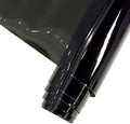 HYANG Solid Colors Transparent PVC Super Clear Holographic Vinyl 1 Roll 12" x 47" (30cm x 120cm) for DIY Bows Earrings Bags DIY Crafts Making (Black)