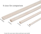 30 Pack Round Wood Dowel Rods 1/4x1/4x12 Inch Balsa Wood Sticks φ1/4 Inch Natural Wood Color Unfinished Wood for Cricut Maker Make Models of House Airplane Ship Boat DIY Wooden(6x6x305mm)