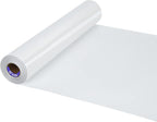 HTV Iron on Vinyl 12Inch by 25ft Roll Heat Transfer Vinyl for T-Shirt HTV Vinyl Rolls for All Cutter Machine - Easy to Cut & Weed for Heat Transfer Design (25ft, White)