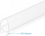 MECCANIXITY PVC Poster Hanger Rail Poster Strip Bar 80cm/31inch Clear with Clips for Poster, Map, 4 Set