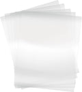 50 sheets 4 Mil Basics Heat Resistant Acetate Blank Stencil Sheet for Card Making Journaling Planner Scrapbook Paper Transparent PET Acetate Mylar Craft Template Material