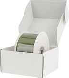 HUIHUANG Moss Green Ribbon 2 inch Double Face Green Satin Ribbon Olive Green Ribbon for for Flower Bouquet Wrap, Wedding Invitations Card, Gift Wrapping, Holiday Decor, Bows Crafts -25 Yards/Roll