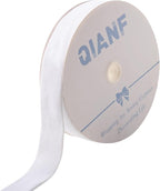 Velvet Ribbon, 1 1/2-Inch by 25-Yard Spool (White)