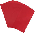 MECCANIXITY 50 Sheets Heat Reactive Foil, 20x29cm Red Foil Transfer Sheets Toner Reactive Foil Transfer Foil Sheets Hot Foil Stamping Paper for Crafts DIY Cardmaking Album Decoration