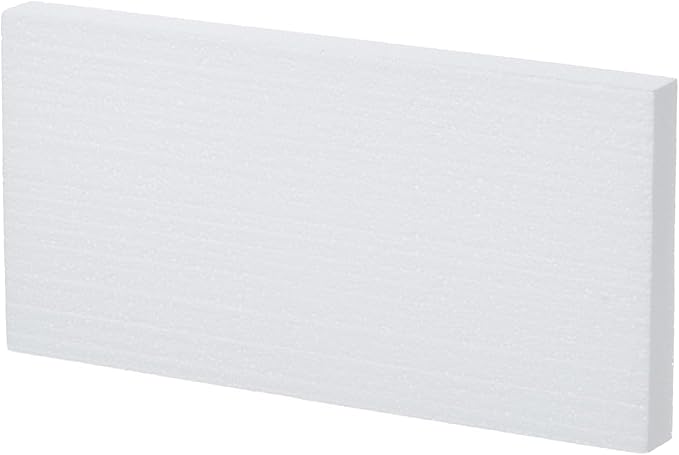 Crafare 5 Pack Craft Foam Blocks 12X6X1 inch Polystyrene Brick Rectangle for Arts School Projects Sculptures Floral Arrangements Modeling and Centerpieces
