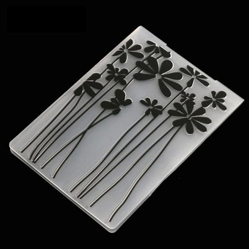 10 Styles Plastic Embossing Folder DIY Craft Template Molds Stamp Stencils Scrapbook Paper Cards Photo Album Making Tool Embossing Folders Handmade Art Craft Supplies Fondant Cake Decorating Mold
