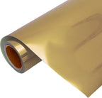 3 Yard x 20" Wide Roll Threadart Metallic Foil Gold Heat Transfer Vinyl Film | Compatible with Venture Explore and Maker, Silhouette Cameo, & Large Format Cutters