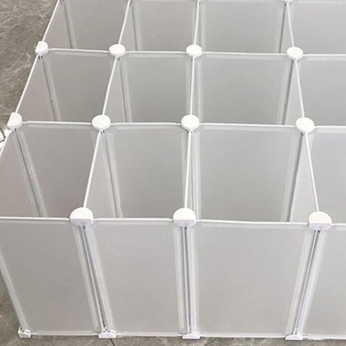 ARTIBETTER 50pcs Modular Cube Connectors Durable Storage Connectors for Wire Shelves Closet Organizers Easy Assembly Versatile Connection for Shoe Cubes Modular Storage