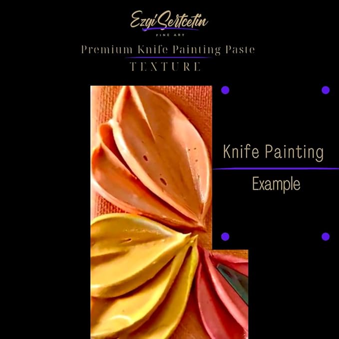 Premium Palette Knife Painting Paste|Texture Paste|Authentic Bright Colors|Ready to Use|Easy to Apply| 6oz (Turquoise Avare)