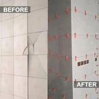 Tile Leveling System Clips 1/16" Tile Leveler Clips 1.5mm 2000 Pcs DIY Tile Leveler Spacers for Professional Ceramic Tile and Stone Installation