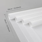 FUHITIM 20 Sheets Flower Wrapping Paper -Waterproof Floral Bouquet Wrapping Paper Used for DIY Crafts, Gift Packaging, Florist Supplies Packaging Paper for Wedding Birthday Gift (White)