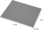 Falling in Art Soft Linoleum Carving Block, Linocut Block for Printmaking, 8 Inches by 10 Inches, Gray, 2-Pack