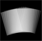 15 Pack 6 Mil Blank Stencil Sheets 12 x 24 inch Mylar Sheet Clear PET Blank Stencil Making Sheet Blank Mylar Templates for DIY Art Craft, Cricut, Silhouette, Vinyl Cutting