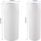 Cylinder Molds Silicone Wave Spiral Candle Mold - Silicone Resin Casting Molds for Candle & Resin & Soap Craft Supplies (cylinder-2-pack-6-inch)