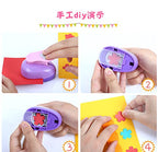9 PCS Mini Paper Punches Sets Christmas Tree Snowflake and Circle Craft Hole Puncher Shape DIY Scrapbook Paper Cards Art Cutter Tool
