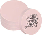 PATIKIL 4Pcs 2" Rubber Carving Blocks, Soft Linoleum Art Carving Block Round Crafts Stamp Making for Printmaking Stamps Carving Supplies, Pink