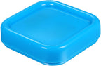 HARFINGTON Magnetic Pin Cushion Square Plastic Magnetic Sewing Pin Holder Storage Case Needle Cushion Tool for Sewing DIY Projects, Light Blue