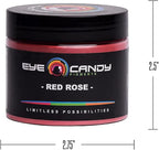 Eye Candy Pigments Premium Red Mica Powder - Red Rose (50gr) - for Epoxy, Resin, Soap, Paint, Woodworking, Acrylic Pouring, Bath Bombs, Fishing Lures - DIY Arts and Crafts Additive