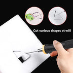 Foam Cutter Hot Wire Electric Styrofoam Cutting Pen Tool | Higher Temperature | 2 Needle | Heat-Insulated Handle | for Eva Foam Board