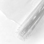 HYANG Transparent PVC Super Clear Holographic Vinyl Sheets 1 Roll 11.8''x47'' (30cmx120cm) for DIY Bows Earrings Bags DIY Crafts Making (HY-101)