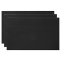 PATIKIL 6x10 Inch Anodized Aluminum Sheet Metal, 3Pcs Laser Plates Engraving Blanks 0.5MM Thin Rectangle for Crafting DIY House Laser Engraving, Black