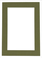 5x7 Mat for 8.5x11 Frame - Precut Mat Board Acid-Free Dill Green 5x7 Photo Matte Made to Fit a 8.5x11 Picture Frame, Premium Matboard for Family Photos, Show Kits, Art, Picture Framing, Pack of 1 Mat