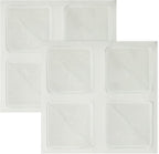 Lineco Acid-Free Archival Polypropylene Mounting Corners, Self Adhesive and Pressure Sensitive, 1.25", for Artwork Pictures and Documents (Qty: 256) Pack of 2