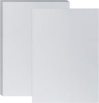 PATIKIL 11.7x8.3" Hot Stamping Foil Paper Sheet, 20 Sheets A4 Heat Transfer Hot Stamping Paper Foil for Leather DIY Logo Decor Craft Gift Package Scrapbook Card, Matt Silver