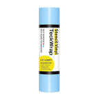 TECKWRAP Blue Stencil Vinyl - Blue Stencil Film for Craft Cutter - Removable Vinyl Stencil Paper - Easy to use, No Residue, Multi-Purpose (12” x 30FT)