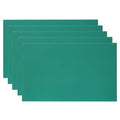 PATIKIL 6x10 Inch Anodized Aluminum Sheet Metal, 5Pcs Laser Plates Engraving Blanks 0.5MM Thin Rectangle for Crafting DIY House Laser Engraving, Green