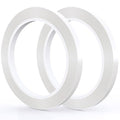 GLAMFIELDS 2 Rolls 1/4" 60Yd Floral Tapes,Clear Floral Tape,White Floral Tape for Bouquet Stem Wrap, Waterproof Florist Tape for Flower Arrangements Supplies Craft Corsages Wedding 60 Yd/Roll