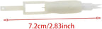 OZXNO 1pcs Household Sewing Needle Inserter Plastic Needle Threading Tool Sewing Machine Automatic Needle Threader (White)