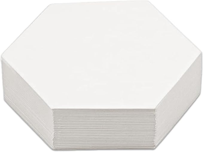LaserThing Quilting Paper Templates | Handy Tools for Crafting Quilt Patterns | Ideal for Precision Quilting Projects | Includes 1'' Hexagon EPP Set - 1200 Pieces