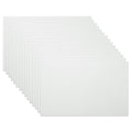 PATIKIL 2.1x3.3 Inch Anodized Aluminum Sheet Metal, 15Pcs Laser Plates Engraving Blanks 0.5MM Thin Rectangle for Crafting DIY House Laser Engraving, Silver
