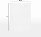 LUXPaper 8.5" x 11" Paper | Letter Size | White Linen | 24lb. (60lb. Text) | 1,000 Qty