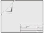 Geyee 10 Sheets Architectural Vellum Paper Translucent White Vellum Sheets Drafting Paper Rag with Border and Title Block(18 x 24 Inches)