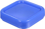 HARFINGTON Magnetic Pin Cushion Square Plastic Magnetic Sewing Pin Holder Storage Case Needle Cushion Tool for Sewing DIY Projects, Blue