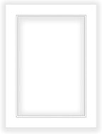 11x17 Mat for 8.5x11 Photo - Precut White on White Double Mat Picture Matboard for Frames Measuring 11 x 17 Inches - Bevel Cut Matte to Display Art Measuring 8.5 x 11 Inches - Acid Free ONE MAT