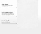 LUXPaper 8.5" x 11" Paper | Letter Size | White Linen | 24lb. (60lb. Text) | 1,000 Qty