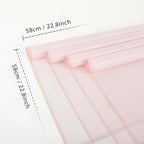 FUHITIM 20 Sheets Flower Wrapping Paper - Waterproof Floral Bouquet Packaging Paper for DIY Crafts，Florist Supplies Packaging Paper for Wedding Birthday Gift (Translucent Light Pink)